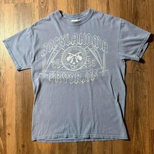 2013 Rocklahoma Music Festival T Shirt Pryor OK Mens Medium